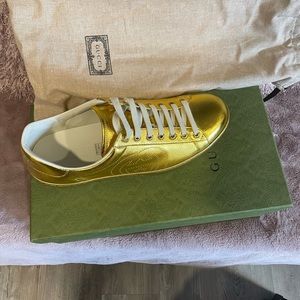Ace metallic low-top sneakers unisex  Authentic